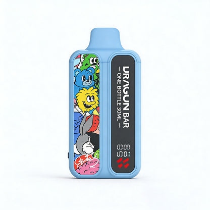 正品 Dragon Bar 龙吧阿童木动画主题30ml超大容量60000口可调功率一次性电子烟-多口味可选