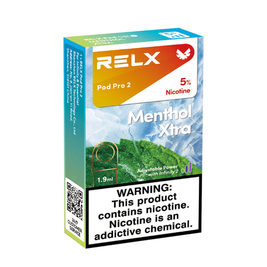 正品悦刻Relx海外版-新薄荷Menthol Xtra-六代陶瓷芯-三颗起售