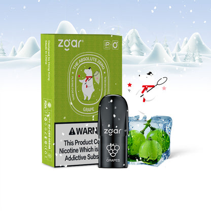 正品冰熊Zgar AZ Pod 6.0 烟弹2.0ML口味任选，三颗起售 (悦刻4/5/6/7代杆通用)