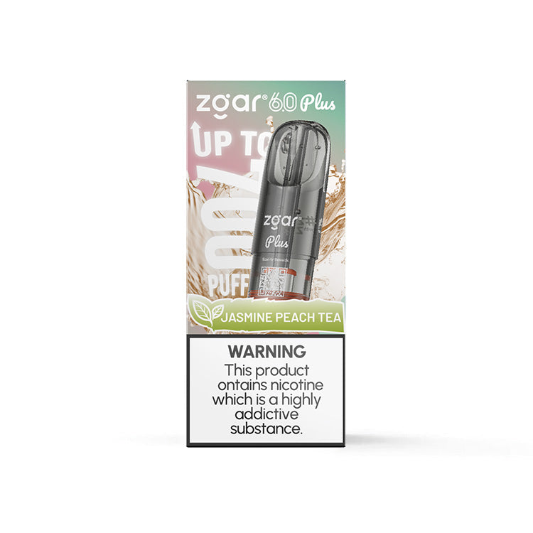 【全新口味到货】正品冰熊Zgar 6.0 PLUS 烟弹超大容量3.5ML(悦刻4/5/6/7代杆通用) 口味任选，三颗起售 【新】茉莉桃子茶