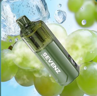 正品SEVENZ TANK/ 7Z 坦克18000口三档功率调节可视化油仓电量智能呼吸灯显示冰爽一次性电子烟-多口味可选 青提冰