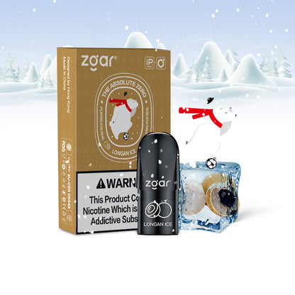 正品冰熊Zgar AZ Pod 6.0 烟弹2.0ML口味任选，三颗起售 (悦刻4/5/6/7代杆通用)