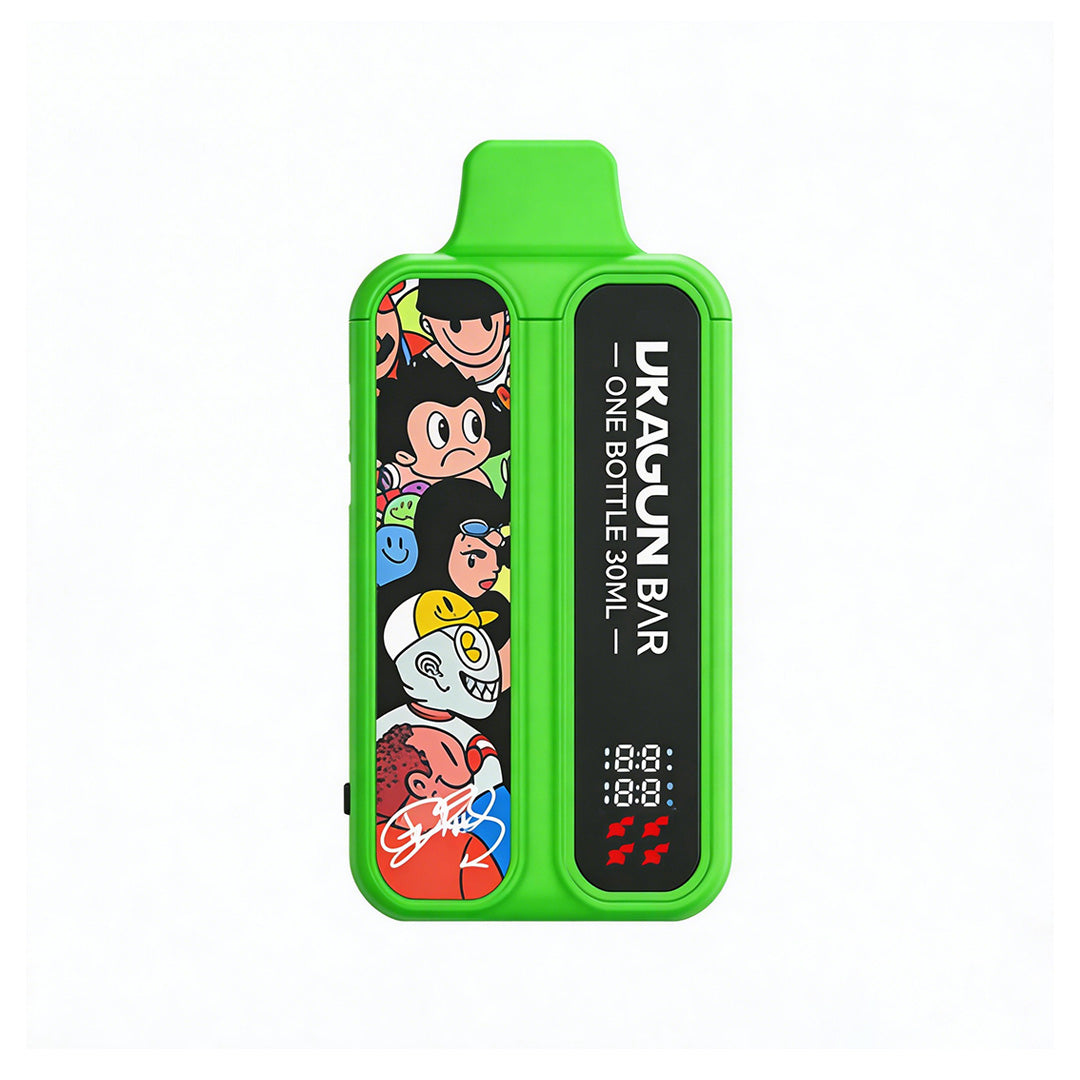 正品 Dragon Bar 龙吧阿童木动画主题30ml超大容量60000口可调功率一次性电子烟-多口味可选