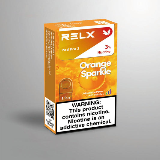 正品悦刻Relx海外版-橘子汽水Orange Sparkle-六代陶瓷芯