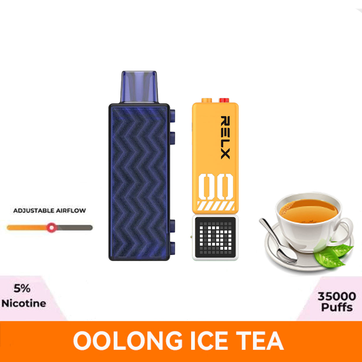 RELX Creator - Large capacity 18000 mouths - Double the richness