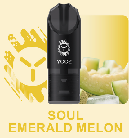 柚子YOOZ Soul Pod灵魂烟弹系列3.5ML大容量多口味可选柚子陶瓷芯通配烟弹-三颗起售