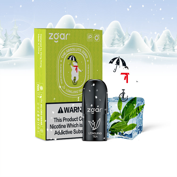 正品冰熊Zgar AZ Pod 6.0 烟弹2.0ML口味任选，三颗起售 (悦刻4/5/6/7代杆通用)