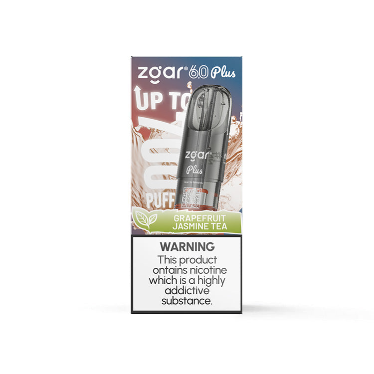 【全新口味到货】正品冰熊Zgar 6.0 PLUS 烟弹超大容量3.5ML(悦刻4/5/6/7代杆通用) 口味任选，三颗起售 【新】柚子茉莉茶