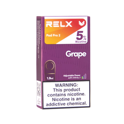 正品悦刻RELX外贸弹5%尼古丁葡萄(Grape)口味-单颗装三颗起售