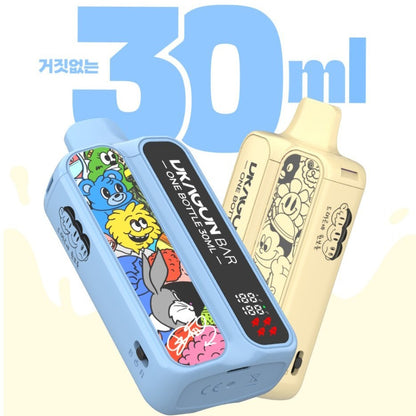 正品 Dragon Bar 龙吧阿童木动画主题30ml超大容量60000口可调功率一次性电子烟-多口味可选