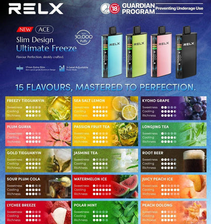 Genuine RELX Nova 30000 puffs large capacity disposable electronic cigarette