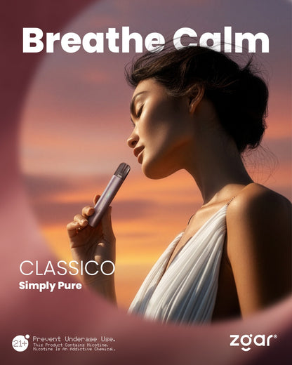 正品冰熊ZGAR  CLASSICO极简美学固定功率电子烟杆- 四色可选（支持4/5/6/7代及所有冰熊烟弹）