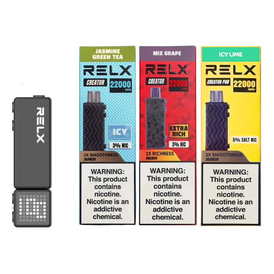 RELX Creator - Large capacity 18000 mouths - Double the richness
