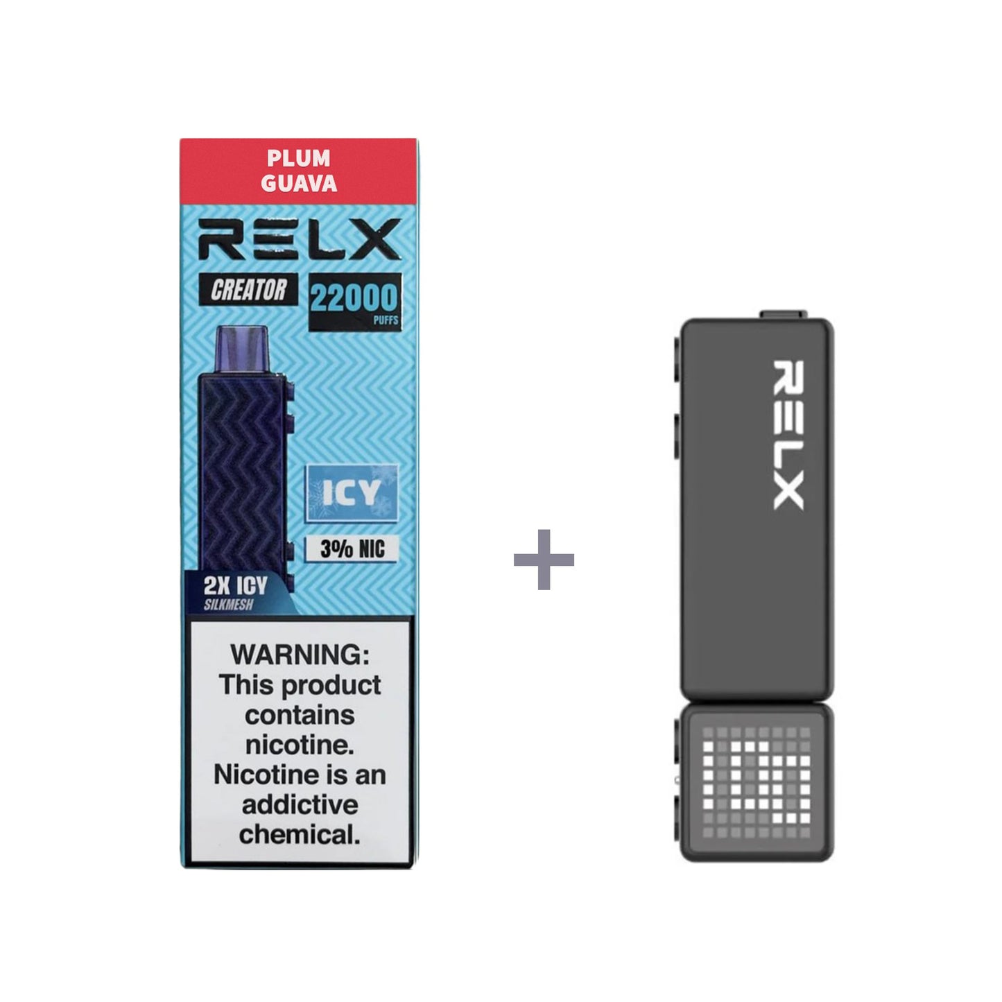 RELX Creator - Large capacity 18000 mouths - Double the richness