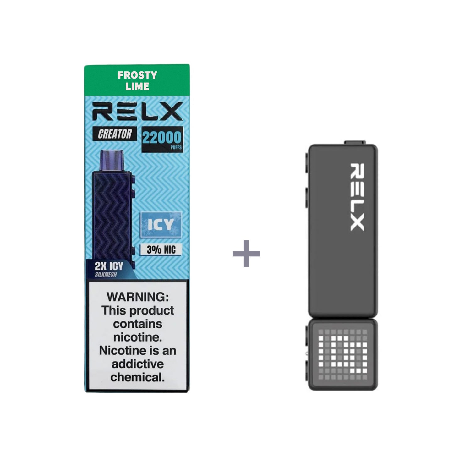 RELX Creator - Large capacity 18000 mouths - Double the richness