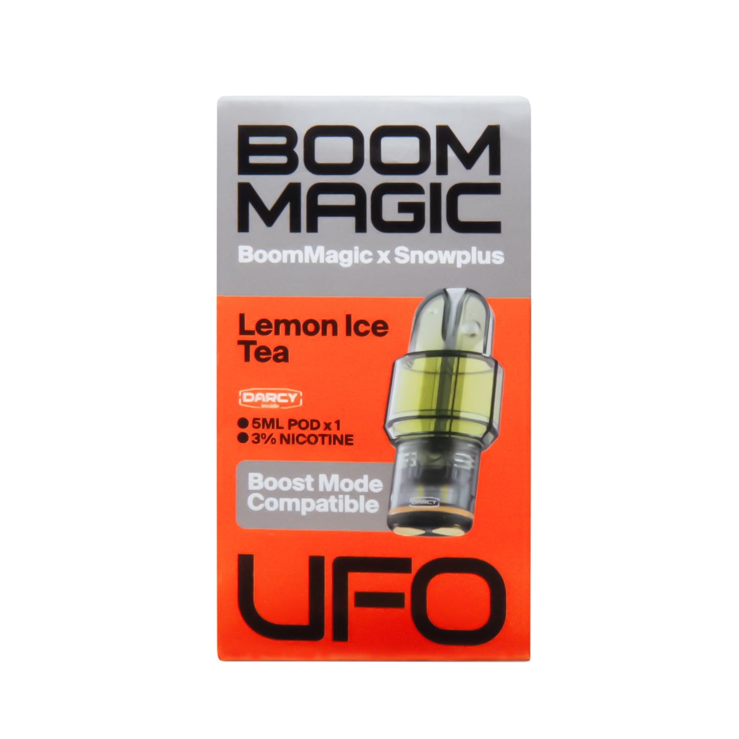 正品雪加Snowplus与Boom Magic联名款UFO超大容量5ML通配烟弹单颗装-适配悦刻4/5/6/7代烟杆-两颗颗起售