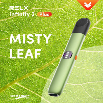 悦刻Relx原装正品七代杆(RELX Infinity2 plus) 海外版(四五六代烟弹通用)绿色(MISTY LEAF) – 悦淘蒸汽